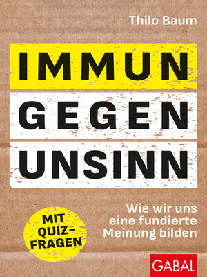 cover image of Immun gegen Unsinn